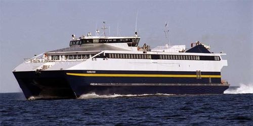 Catamaran passenger ferry - 73 M - Derecktor - high-speed