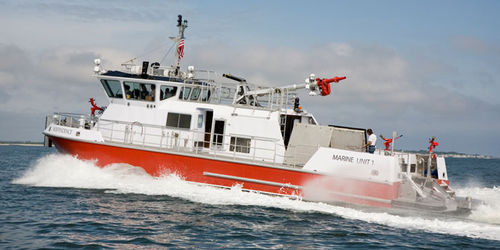 Fireboat - 20 M - Derecktor - inboard waterjet / aluminum