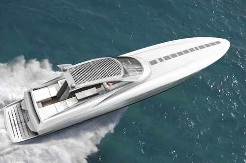 High-performance motor yacht - 70' - Magnum Marine - soft-top / 2-cabin / planing hull