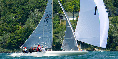 Sport keelboat sailboat - A SCOW. - Melges - with bowsprit / carbon mast / transportable