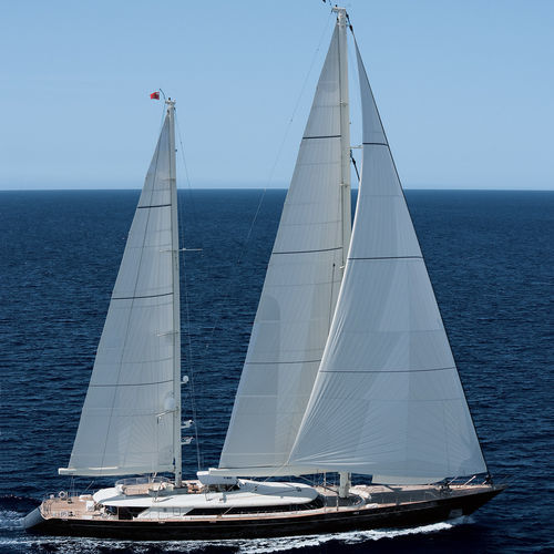 Cruising sailing super-yacht - ASAHI - Perini Navi - 5-cabin / with ...