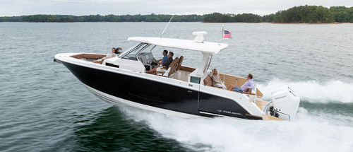 Twin-engine express cruiser - 34 SAV - Regal - open / center console / fishing