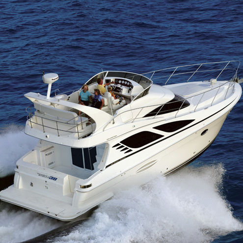 Inboard express cruiser - 38 Bridge - Silverton - diesel / twin-engine ...