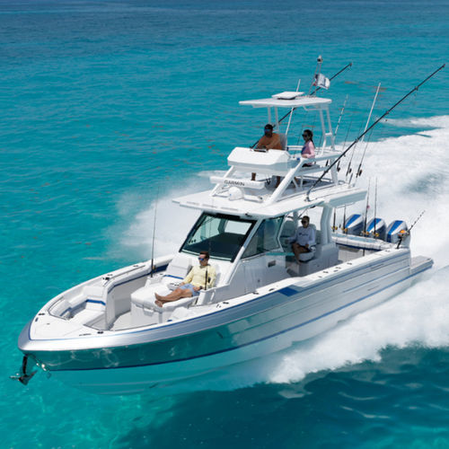 Outboard day fishing boat - 387  - Formula - triple-engine / open / flybridge