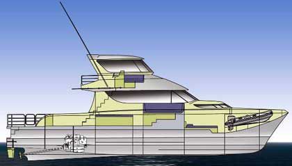 Catamaran motor yacht - LC 5800 - LeisureCat - sport-fishing / with enclosed flybridge / hard-top