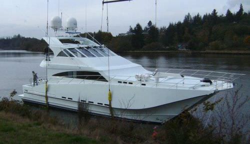 Catamaran motor yacht - Pedigree Cats 65' - Pedigree Cats - sport-fishing / with enclosed flybridge / planing hull