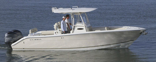 Outboard center console boat - 277CC - Cobia - twin-engine / sport-fishing / with T-top
