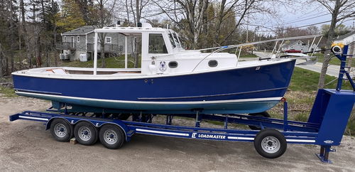 Inboard cabin cruiser - Ellis 28 - Ellis Boat - diesel engine / wheelhouse / classic