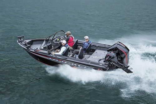 Outboard bass boat - TARGA™ V-18 WT - Fisher - dual-console / open / sport-fishing