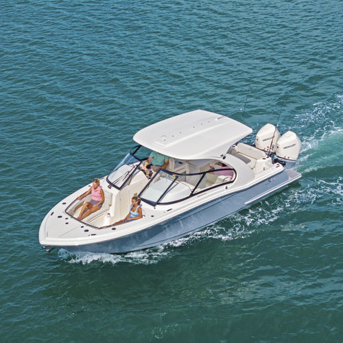 Outboard runabout - 288 Dorado - Scout Boats - twin-engine / open / dual-console