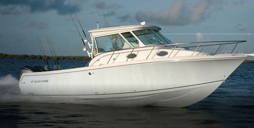 Outboard bay boat - 320 EXP WAC - Sailfish - twin-engine / hard-top / sport-fishing