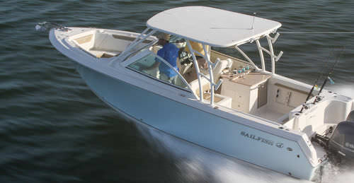 Outboard bay boat - 2100 BB - Sailfish - twin-engine / center console / sport-fishing