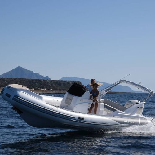Outboard inflatable boat - 699 GP - Master - rigid / center console / open