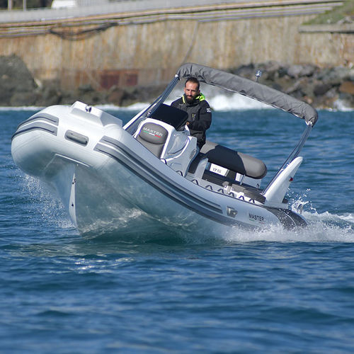 Outboard inflatable boat - 630 Summer - Master - rigid / center console / open