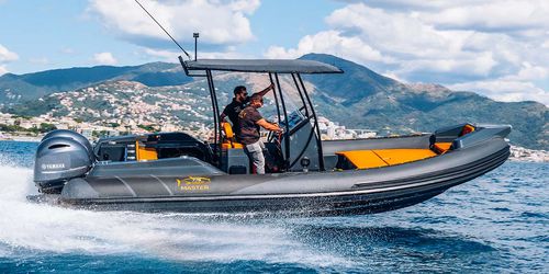 Outboard inflatable boat - 775 - Master - twin-engine / rigid / center console