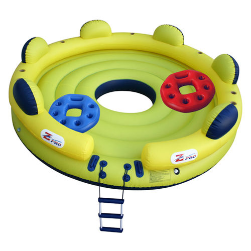 Disc water toy PARTY ISLAND Zebec for recreation centers / inflatable