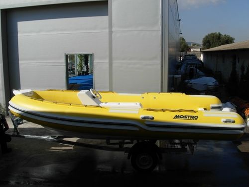 Outboard inflatable boat - 550  - Mostro - rigid / center console / with jockey console