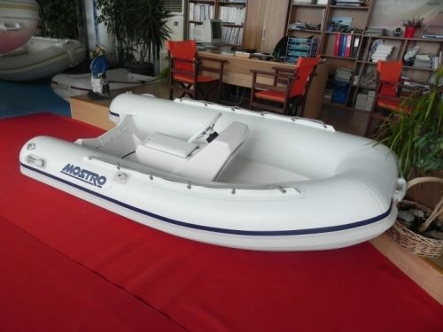 Outboard inflatable boat - 320 PLEASURE - Mostro - rigid / center console / with jockey console