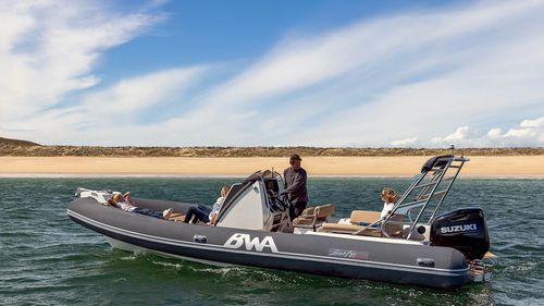 Outboard inflatable boat - 26 GTO - BWA - rigid / open / center console
