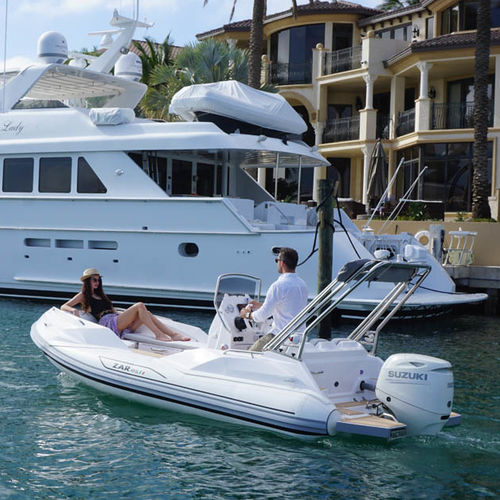 Outboard inflatable boat - 49 SL - Zar Formenti - rigid / open / center console