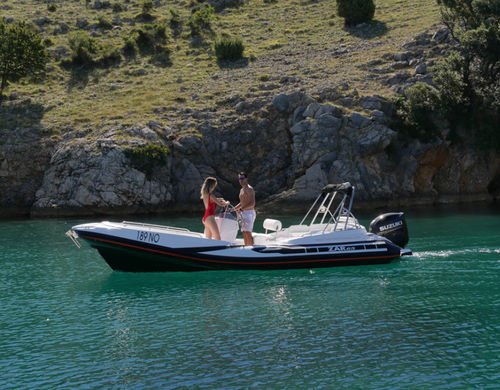 Outboard inflatable boat - 65 SUITE - Zar Formenti - rigid / open / center console