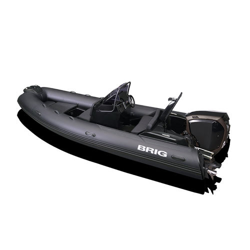 Outboard inflatable boat - EAGLE 5 - Brig - rigid / open / side console