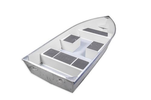 Outboard jon boat - 400 FISH AR - MARINE - open / fishing / aluminum