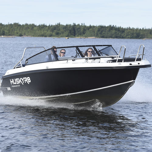 Outboard runabout - HUSKY R8 - Finnmaster Boats Oy - dual-console / bowrider / open
