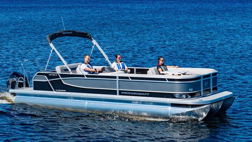 Outboard pontoon boat - VECTRA® 25 RL - Bateaux Princecraft - tri-tube ...