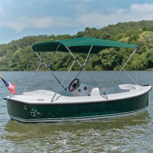Electric center console boat - ACE 2 - Ruban Bleu - POD drive / for recreation centers / 5-person max.