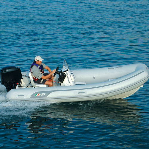 Outboard inflatable boat - 14 ALX - AB Inflatables - rigid / open / side console