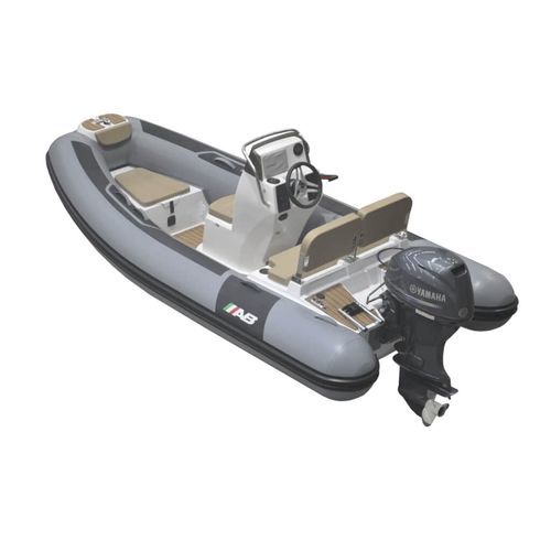 Outboard inflatable boat - 13 ALX - AB Inflatables - rigid / open / side console