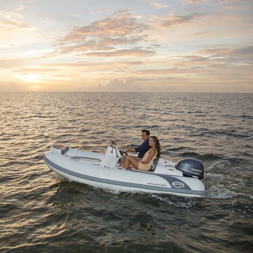 Outboard inflatable boat - Generation 360 DLX - Walker Bay Boats - rigid / center console / open