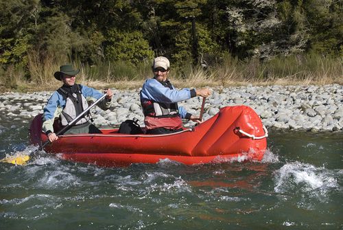 Inflatable canoe - C44 Trapper - Incept - multi-use / 3-person / polyester