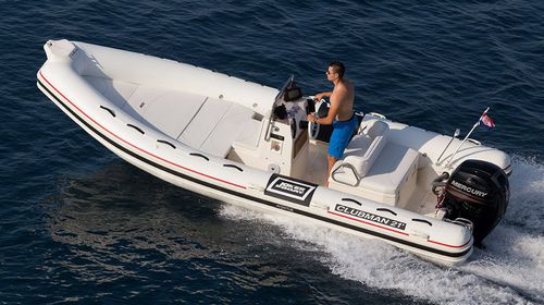 Outboard inflatable boat - CLUBMAN 21 - Joker Boat - rigid / open / center console