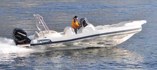 Outboard inflatable boat - 298 - Marlin - twin-engine / rigid / center console