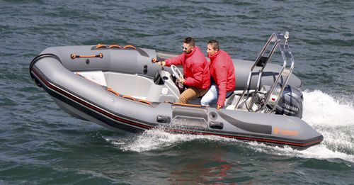 Utility boat - WB-480 - Narwhal - dive support boat / outboard / rigid hull inflatable boat