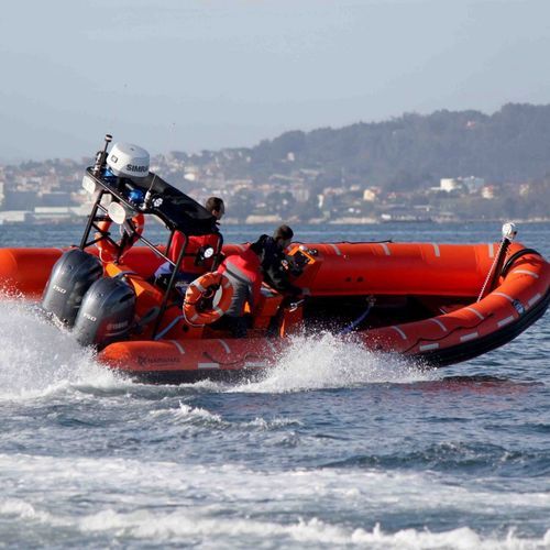 Outboard professional boat - SP-700  - Narwhal - rigid hull inflatable boat