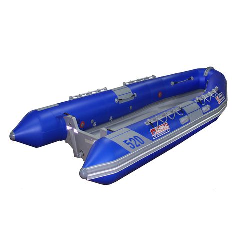 Dive support boat - HD-520 - Narwhal - scientific research boat / outboard / rigid hull inflatable boat