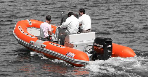 Dive support boat - ONS-550 - Narwhal - professional fishing boat / outboard / rigid hull inflatable boat