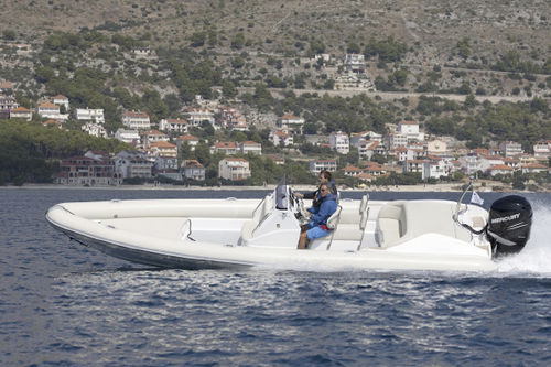 Outboard inflatable boat - Serket 90ST - Scorpion RIBS - rigid / stepped hull / center console