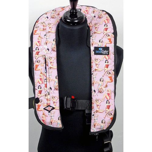 Inflatable life jacket - I-Zip – Pin Up Pink - Seasafe Systems Ltd - 170 N / ISO12401 / child's