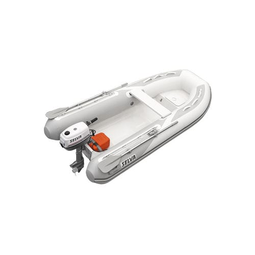 Outboard inflatable boat - T 310 DV - Selva Marine - Ribs - rigid / open / 4-person max.