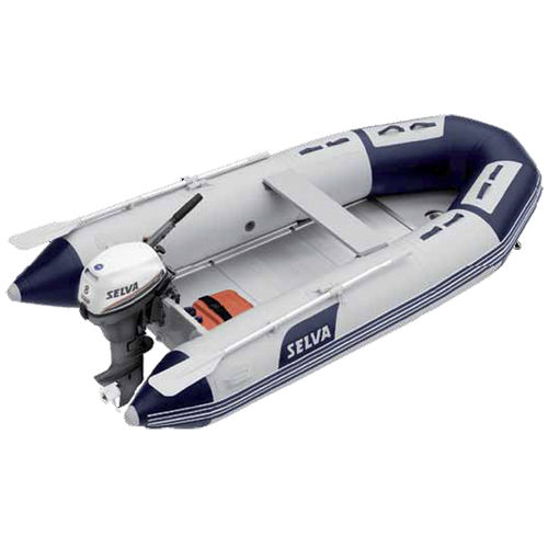 Outboard inflatable boat - PA 390 ALU - Selva Marine - Ribs - foldable / open / aluminum