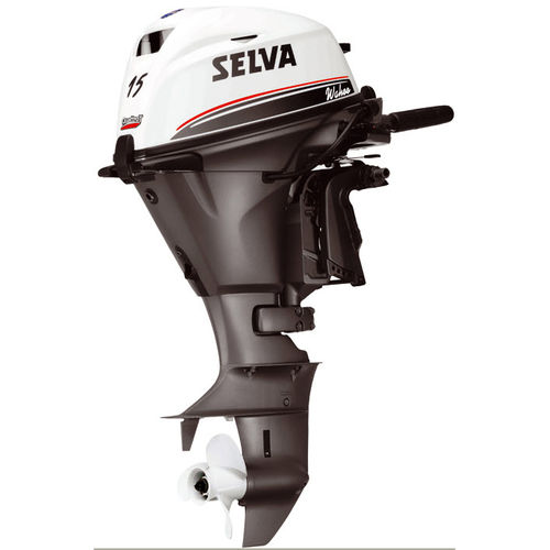 Outboard motor - WAHOO 15 - Selva Outboard Motors - gasoline / boating / professional vessel