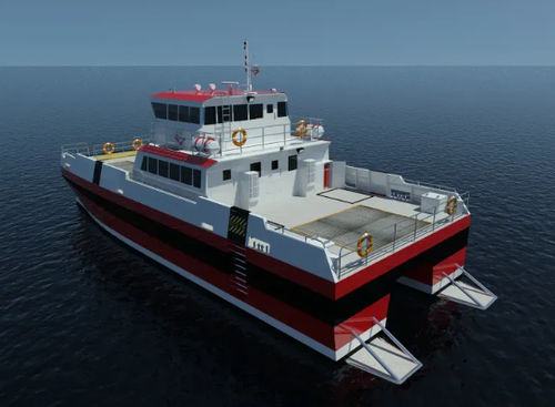 Crew boat - SURFERCAT 2400 - Chantiers Allais - catamaran / inboard waterjet / aluminum
