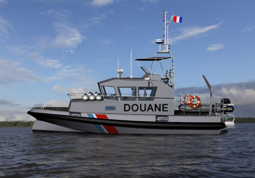Patrol boat - GUARD 120 - Chantiers Allais - inboard waterjet / aluminum