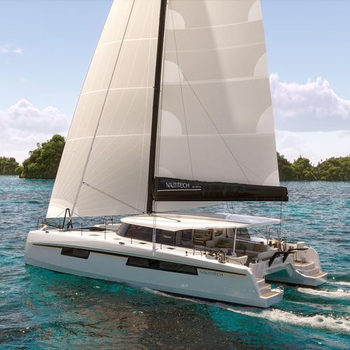 Catamaran - 48  - Nautitech - cruising / 4-cabin / with bowsprit