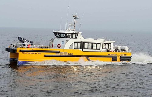 Crew boat - TSM WINDCAT - Chantier Naval Delavergne - wind farm service boat / catamaran / inboard