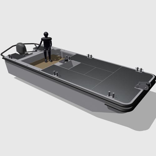 Dive support boat - PLATE 6.0 - Chantier Naval Delavergne - harbor service boat / outboard